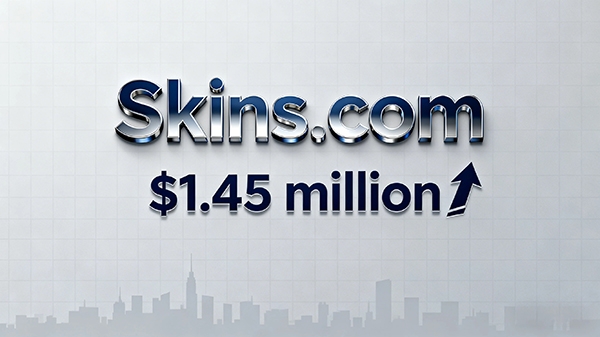 “皮膚”專屬域名 Skins.com 以超145萬(wàn)美元高價(jià)成交!