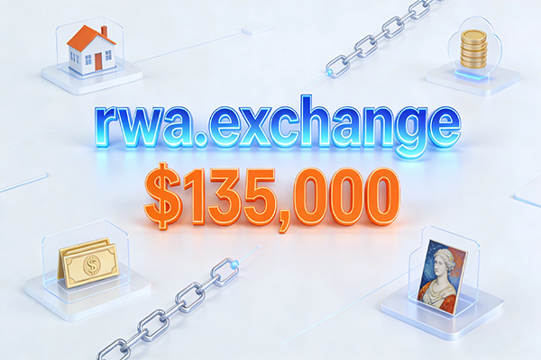 rwa.exchange域名以13.5萬美元成交，RWA行業域名價值凸顯