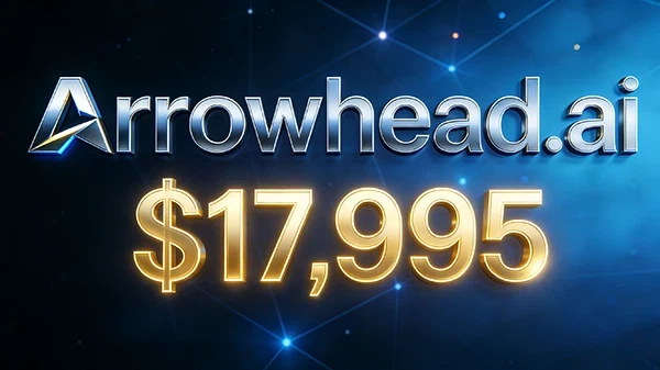 Arrowhead.ai以17,995美元成交，AI垂直領(lǐng)域域名成品牌布局新焦點