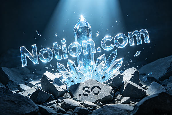 4億融資、6億ARR、估值百億的Notion，為一個域名追了8年——這筆賬怎么算？