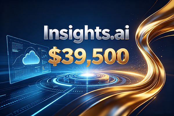 Insights.ai 以$39,500成交，行業洞察類AI域名持續升溫