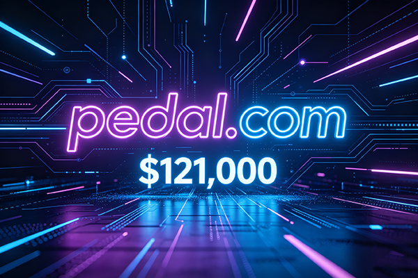 六位數美金成交！pedal.com行業核心詞域名交易落地，價值再度凸顯
