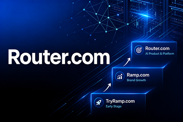 從TryRamp到Ramp，再到Router.com：一家獨角獸的域名升級路徑