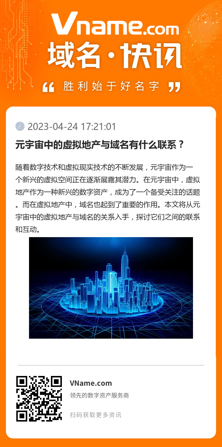 元宇宙中的虛擬地產(chǎn)與域名有什么聯(lián)系？