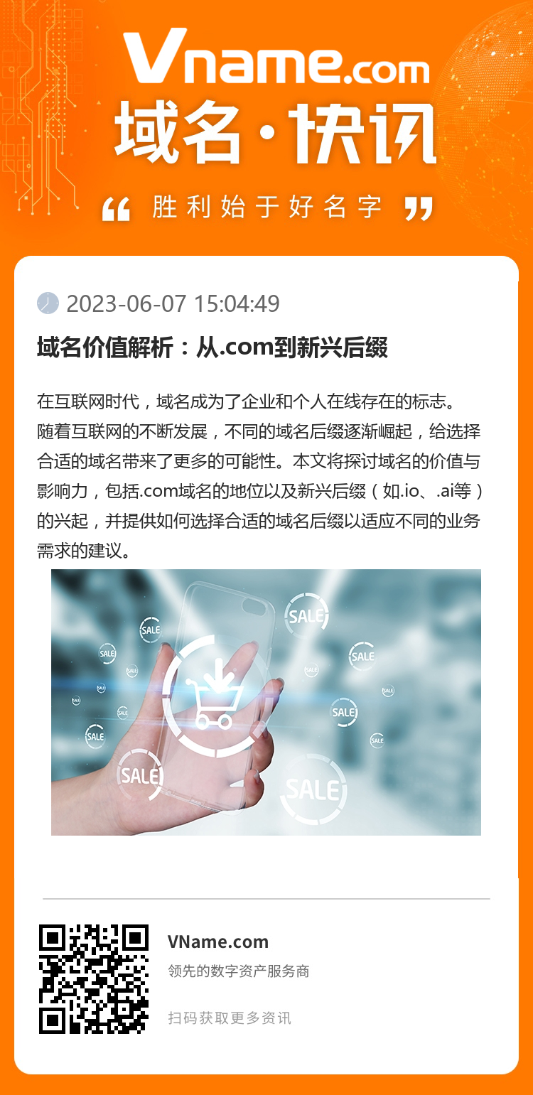 域名價值解析：從.com到新興后綴