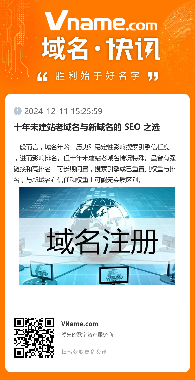 十年未建站老域名與新域名的 SEO 之選