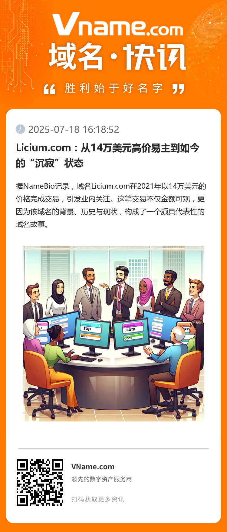 Licium.com：從14萬美元高價易主到如今的“沉寂”狀態